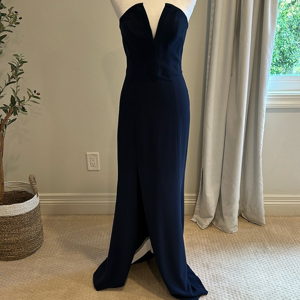 Navy gown